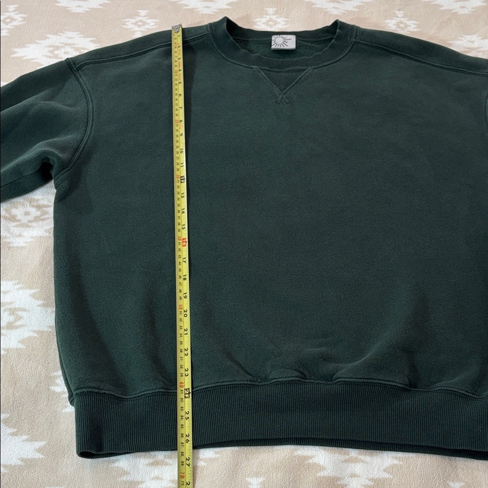 Aerie Offline Forest Green Crewneck Sweatshirt - Picture 7 of 9